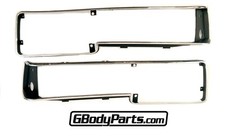 1987-88 Olds Cutlass 442 Salon Euro Headlight Trim Bezels GM # 22528715 22528714 picture
