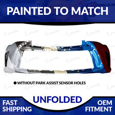 NEW Painted 2015 2016 2017 Toyota Camry Unfolded Front Bumper W/O Sensor Holes picture