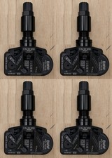 Brand New Set of Four (4) OEM Genuine BMW TPMS 36106877937 Black Stem picture