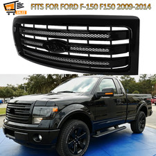 Tuxedo Black Front Hood Radiator Grille Assembly For 2009-2014 Ford F-150 F150 picture