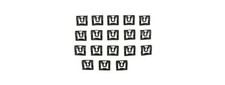 1974 1975 1976 1977 1978 Ford mustang II Windshield moulding clips picture