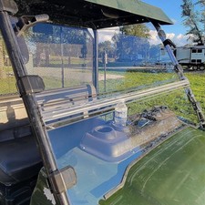 For Kawasaki Mule 3010 2003-2009 Front UTV Flip Windshield Fold Up Window Clear picture