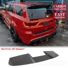 For Dodge Durango GT R/T 2011-20 Carbon Painted Rear Roof Spoiler Wing Extension picture