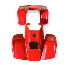 KTX Pro HONDA TRX70 FRONT AND REAR FENDER SET RED 86-87 SET TPO PLASTICS picture