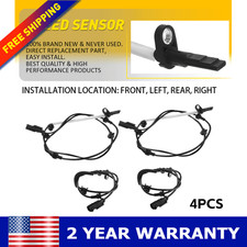 4PCS ABS Sensor Wheel Speed Front Rear For Ford Explorer 2012 2013 2014 2015 New picture