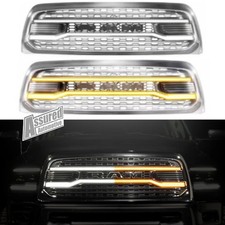 Morimoto XBG28 XBG LED Grille CHROME w/White & Amber DRL for 13-18 Ram 2500 3500 picture