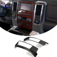 2pcs/set Center Console Navigation Panel Trim Sticker For Dodge RAM 1500 2010-12 picture