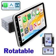 Universal Single Din Stereo 10.1inch Android Rotatable CarPlay 4+64G picture