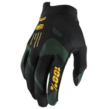 100% Itrack Ultralight Motocross Gloves Sentinel Black - Small picture