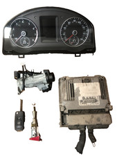 2012-2016 VW EOS 2.0T  CBFA A/T TSI KEY ECU SET Instrument Cluster Lock Cylinder picture