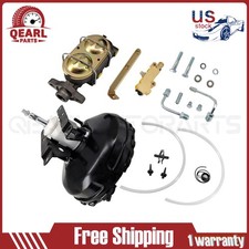 For 1973-1993 c10 k10 Chevy Truck Power Brake Booster Master Disc Drum Valve Kit picture