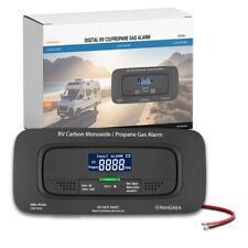 Digital RV Carbon Monoxide & Propane Dual Gas Alarm - Hard-Wired DC 12V, LCD picture