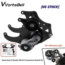Billet A/C Air Conditioner Compressor Bracket Kit for Sanden 508 LS LS1 LS3 LSX picture
