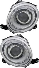 For 2012-2016 Fiat 500 Headlight Halogen Set Driver and Passenger Side picture