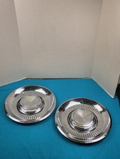 1959 59 LINCOLN MARK SERIES PREMIER TOWN CAR TWO HUBCAPS WHEEL COVERS CENTER CAP picture