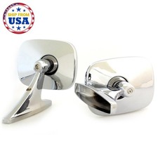 VAUXHALL FIRENZA NEW PAIR CHROME DOOR MIRRORS 2 PIECES LH and RH 1970 1971- 1975 picture