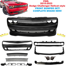 for 2015-2023 Dodge Challenger Hellcat style full Front bumper replacement picture