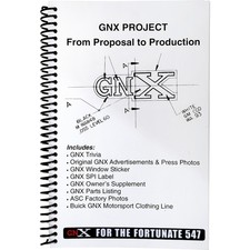 1987 Buick GNX Project Booklet; From Proposal to Production picture