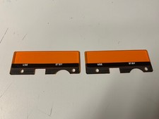 King KX-155 KX155 PAIR Recessed Amber Lens  Kx 155   Made In USA picture