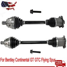 Front CV Axle Drive Shafts For 2003-2012 Bentley Continental GT GTC Flying Spur picture