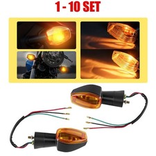 Fit HONDA VTR1000 2002-2006 2-20PCS Amber Lens Turn Signal Tail Light Front Rear picture