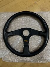 MOMO CORSE D35 Steering Wheel RARE JDM KBA 70116 350MM Black Stitch  picture