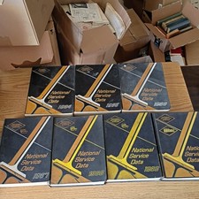 National Service Data Manuals Lot 1964-1970 Auto Repair Books.                m5 picture