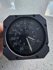 AIRCRAFT INSTRUMENT Kollsman Dual Indicator- Altitude & Diff Pressure As Removed picture