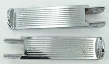 (2) NOS TCME Foot Peg Ribbed Chrome Harley Davidson Chopper Sportster Shovelhead picture