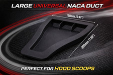 Universal NACA Duct Large Hood Scoop Cold Air Intake Fender Brake Inlet Vent picture