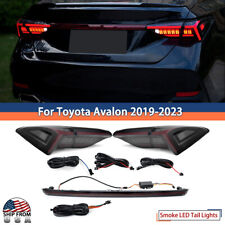 Smoke LED Tail Lights w/ Trunk For Toyota Avalon 2019-2023 Rear Lamps Assembly picture