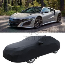 Black Indoor w/Bag Stain Stretch Dust Proof Car Full Cover For Honda NSX-R NSX picture