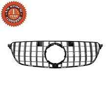 GT R Front Grille Grill For 2016-19 Mercedes Benz C292 W292 GLE350 Chrome Black picture