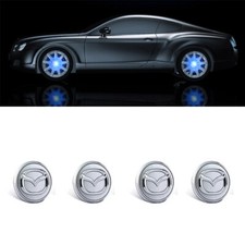 4PCS 56mm Self-Powered Floating LED Wheel Hub Light Center Hub Caps for Mazda picture