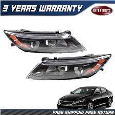 For Kia Optima 2014-2015 Left+Right Pair Headlights Halogen Headlamps Projector picture