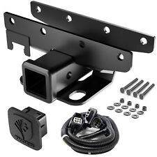TYGER Wrangler Receiver Hitch with Wiring Harness & Hitch Cover for 2007-2018 JK picture