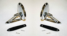 NEW 1964 - 1966 Fairlane Galaxie Falcon Fairlane Chrome Metal Outside Mirrors picture