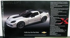 2011 Chevrolet Corvette Z06X Concept Car Dealer Card Show Handout picture
