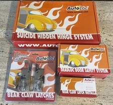 AUTO LOC 2 Door Suicide Hidden Hinge System Manual Deadloc - Bear Claw Latches picture
