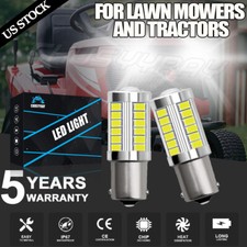 2x led bulbs for husqvarna deere lawn mower ride tractor ad2062r 1156 6000K picture