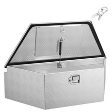 Uimoso Aluminum Trailer Tongue Storage Box, 39