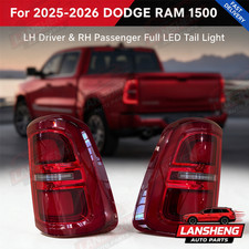 LH Driver & RH Passenger Full LED Tail Light Fit For 2025-26 Dodge Ram 1500 Pair picture
