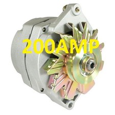 200AMP HIGH AMP  ALTERNATOR SELF EXCITING 1 WIRE SYSTEM FOR CHEVY GM BUICK picture
