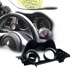 07 17 Mitsubishi Lancer Evo Cluster 52mm Dual Gauge Pod Mount Speedometer Trim picture
