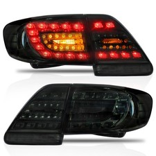 VLAND Smoked Taillights LED For Toyota Corolla 2011-13 Rear Lamps Assembly Lamp picture