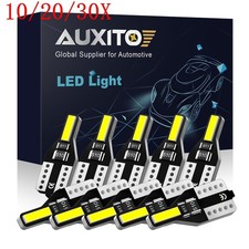 10/20/30X White LED Interior Dome Map License Light Bulb T10 2825 168 158 CANBUS picture