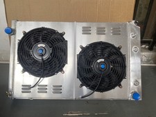 4 Row Radiator With 2Fan For 73-87 Chevy C/K C10 C20 K10 K20 GMC C/K1500 2500 V8 picture