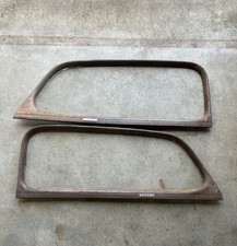 1937 1938 Chevy 2dr Sedan DOOR WINDOW GARNISH TRIM MOLDINGS Original GM pair picture