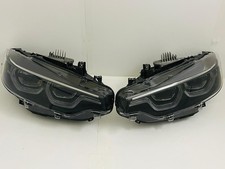 BMW M3 M4 F32 F36 F80 F82 F83 Adaptive HEADLIGHTS BLACK TUNING RHD LCi OEM picture