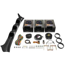 GlowShift Boost/Oil Press/Oil Temp Gauges & Pod Fits 02-07 Subaru Impreza WRX picture